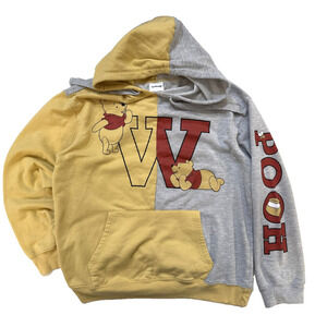 Disney Winnie The Pooh Hoodie Youth Large 11/13 Pullover Cartoon Bear Y2K Rare